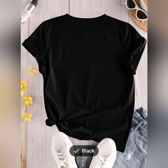 Breast Cancer Awareness T- Shirt Women's Pink Ribbon - Picture 2 of 7